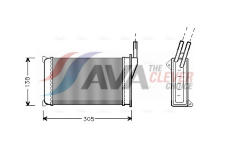 Výměník tepla, vnitřní vytápění AVA Clever Choice FD6093