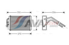 Výměník tepla, vnitřní vytápění AVA Clever Choice FD6291