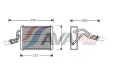 Výměník tepla, vnitřní vytápění AVA Clever Choice FD6317