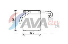 Výměník tepla, vnitřní vytápění AVA Clever Choice FD6607