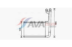 Výměník tepla, vnitřní vytápění AVA QUALITY COOLING FD6645
