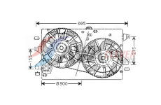 Větrák, chlazení motoru AVA Clever Choice FD7503