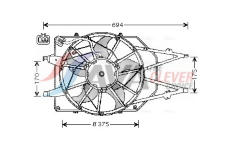 Větrák, chlazení motoru AVA Clever Choice FD7508