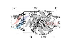 Větrák, chlazení motoru AVA Clever Choice FD7514