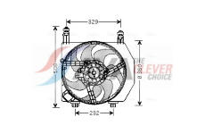 Větrák, chlazení motoru AVA Clever Choice FD7525