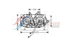 Větrák, chlazení motoru AVA Clever Choice FD7539