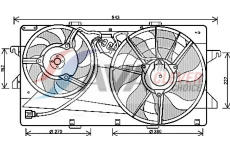 Větrák, chlazení motoru AVA Clever Choice FD7549