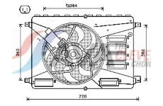 Větrák, chlazení motoru AVA Clever Choice FD7556