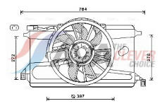 Větrák, chlazení motoru AVA Clever Choice FD7561