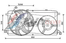 Větrák, chlazení motoru AVA Clever Choice FD7580