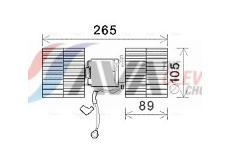 vnitřní ventilátor AVA Clever Choice FD8569