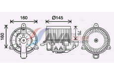 vnitřní ventilátor AVA Clever Choice FD8626
