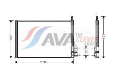 Kondenzátor, klimatizace AVA Clever Choice FDA5328