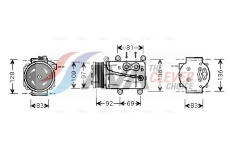 Kompresor, klimatizace AVA Clever Choice FDAK171