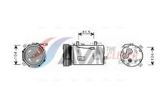 Kompresor, klimatizace AVA Clever Choice FDAK267