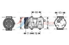 Kompresor, klimatizace AVA Clever Choice FDAK277