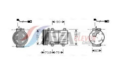 Kompresor, klimatizace AVA Clever Choice FDAK281