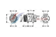 Kompresor, klimatizace AVA Clever Choice FDAK378