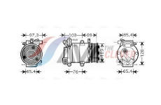 Kompresor, klimatizace AVA Clever Choice FDAK391