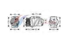 Kompresor, klimatizace AVA Clever Choice FDAK394