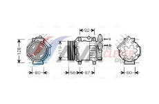 Kompresor, klimatizace AVA Clever Choice FDAK431