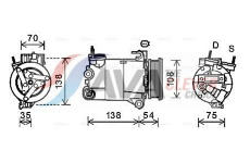 Kompresor, klimatizace AVA Clever Choice FDAK478