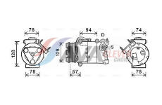 Kompresor, klimatizace AVA Clever Choice FDAK482