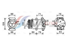 Kompresor, klimatizace AVA Clever Choice FDAK571