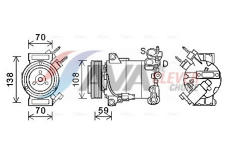 Kompresor, klimatizace AVA Clever Choice FDAK586
