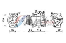 Kompresor, klimatizace AVA Clever Choice FDAK603