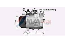 Kompresor, klimatizace AVA Clever Choice FDAK692