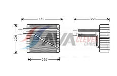 Výparník, klimatizace AVA Clever Choice FDV269