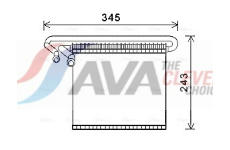 Výparník, klimatizace AVA Clever Choice FDV491