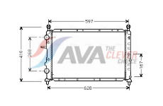 Chladič, chlazení motoru AVA Clever Choice FT2322