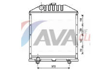 Chladič, chlazení motoru AVA Clever Choice FT2425