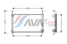 Kondenzátor, klimatizace AVA Clever Choice FT5204