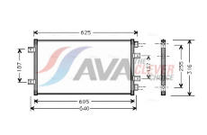 Kondenzátor, klimatizace AVA Clever Choice FT5247