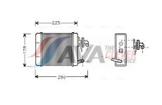 Výměník tepla, vnitřní vytápění AVA Clever Choice FT6102