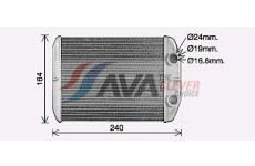 Výměník tepla, vnitřní vytápění AVA Clever Choice FT6476