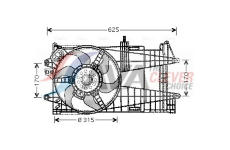 Větrák, chlazení motoru AVA Clever Choice FT7523