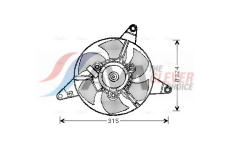Větrák, chlazení motoru AVA Clever Choice FT7550