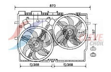 Větrák, chlazení motoru AVA Clever Choice FT7584