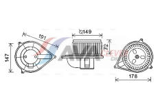 vnitřní ventilátor AVA Clever Choice FT8426
