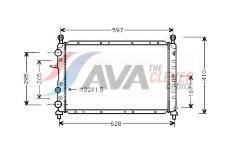 Chladič, chlazení motoru AVA Clever Choice FTA2066