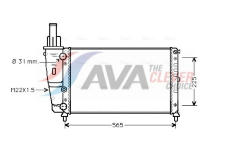 Chladič, chlazení motoru AVA Clever Choice FTA2139