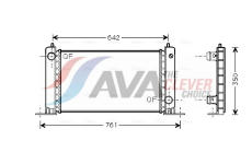 Chladič, chlazení motoru AVA Clever Choice FTA2243