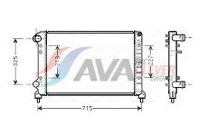 Chladič, chlazení motoru AVA Clever Choice FTA2262