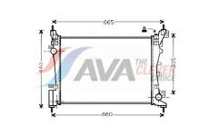 Chladič, chlazení motoru AVA Clever Choice FTA2318