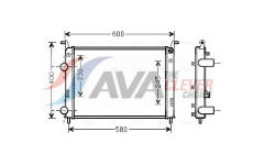 Chladič, chlazení motoru AVA Clever Choice FTA2336