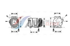 Kompresor, klimatizace AVA Clever Choice FTAK050